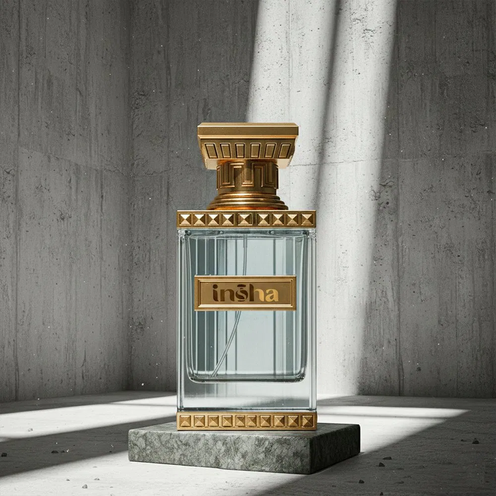 Hot Sale Custom Label 50ml 100ml Empty Luxury Transparent Cosmetic Glass Perfume Bottle with Spray Pump and Metal Cap Box Packaging