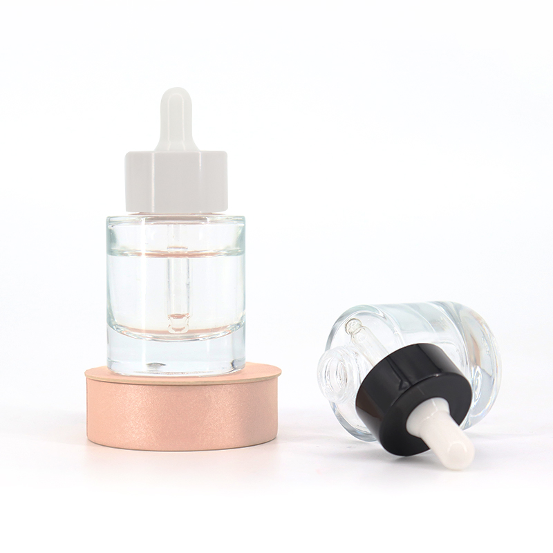 20ml 30ml 50ml Thick Base Bottom Dropper Glass Bottle with Silk Screen Printing