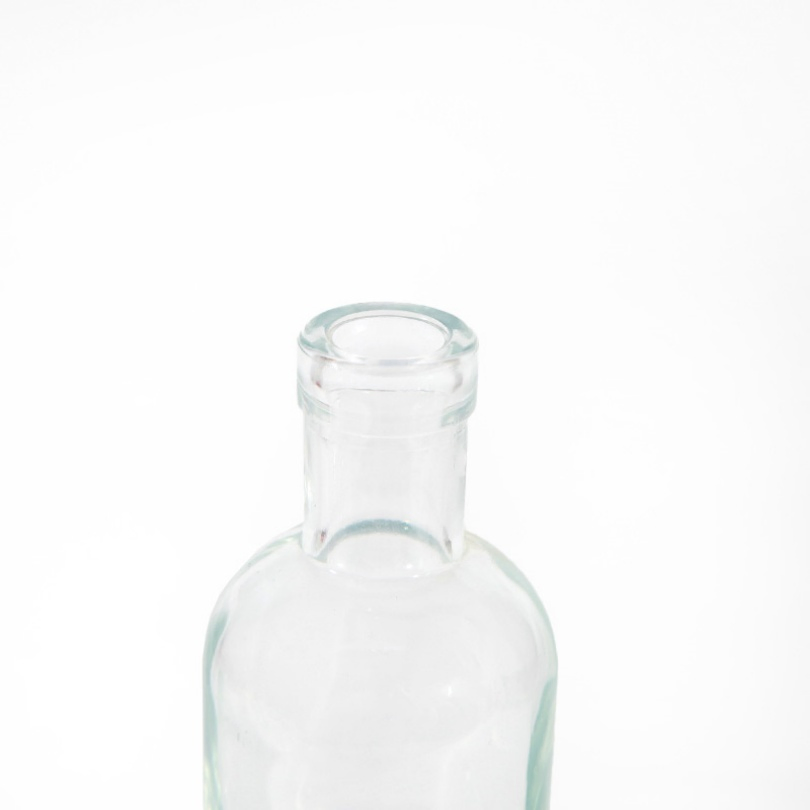 Custom 100ml Mini Luxury Print Logo Whisky Whiskey Gin Rum Vodka Tequila Liquor Spirits Alcohol Glass Bottle