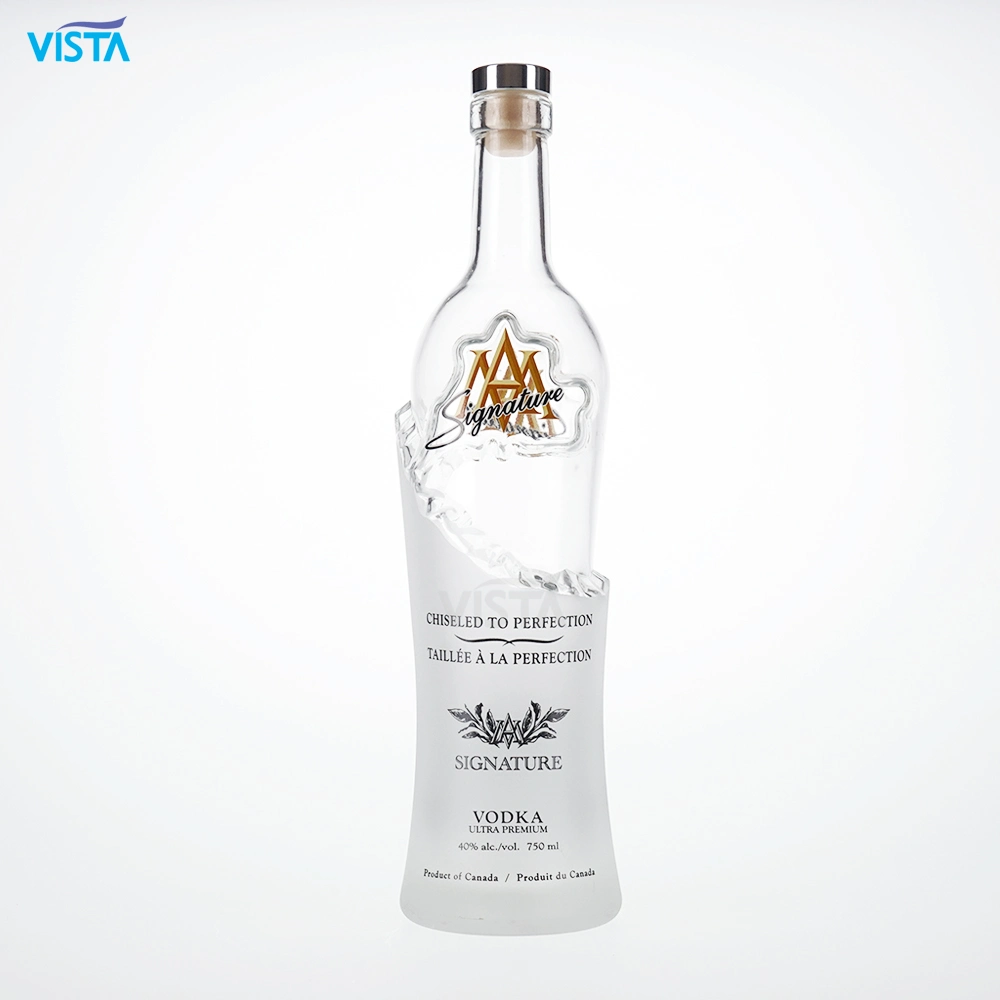 375ml 500ml 750ml 35cl 50cl 75cl High Flint Whisky Brandy Xo Vodka Teliqula Spirit Liquor Rum Wine Champange Glass Water Bottle for Cork Cap Screw Cap