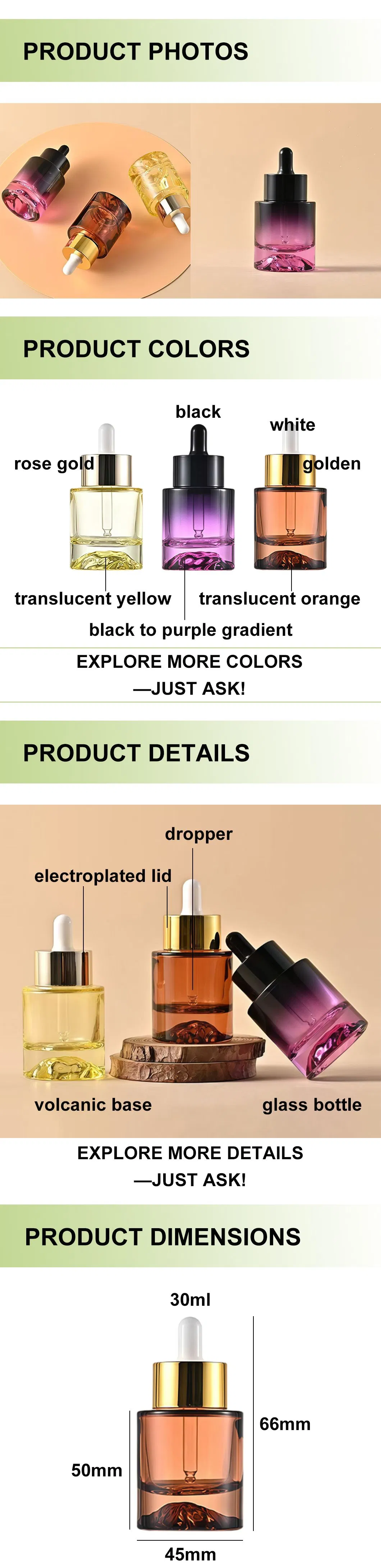 Amber Frosted Bottle 1