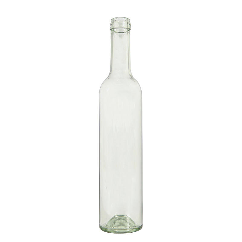 180ml Eco-Friendly Recyclable Wine Bottle Clear Glass with Cork Finish
