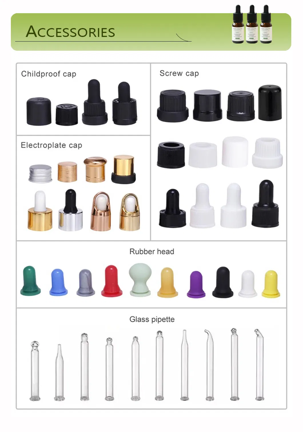 Glass Dropper Bottle Details