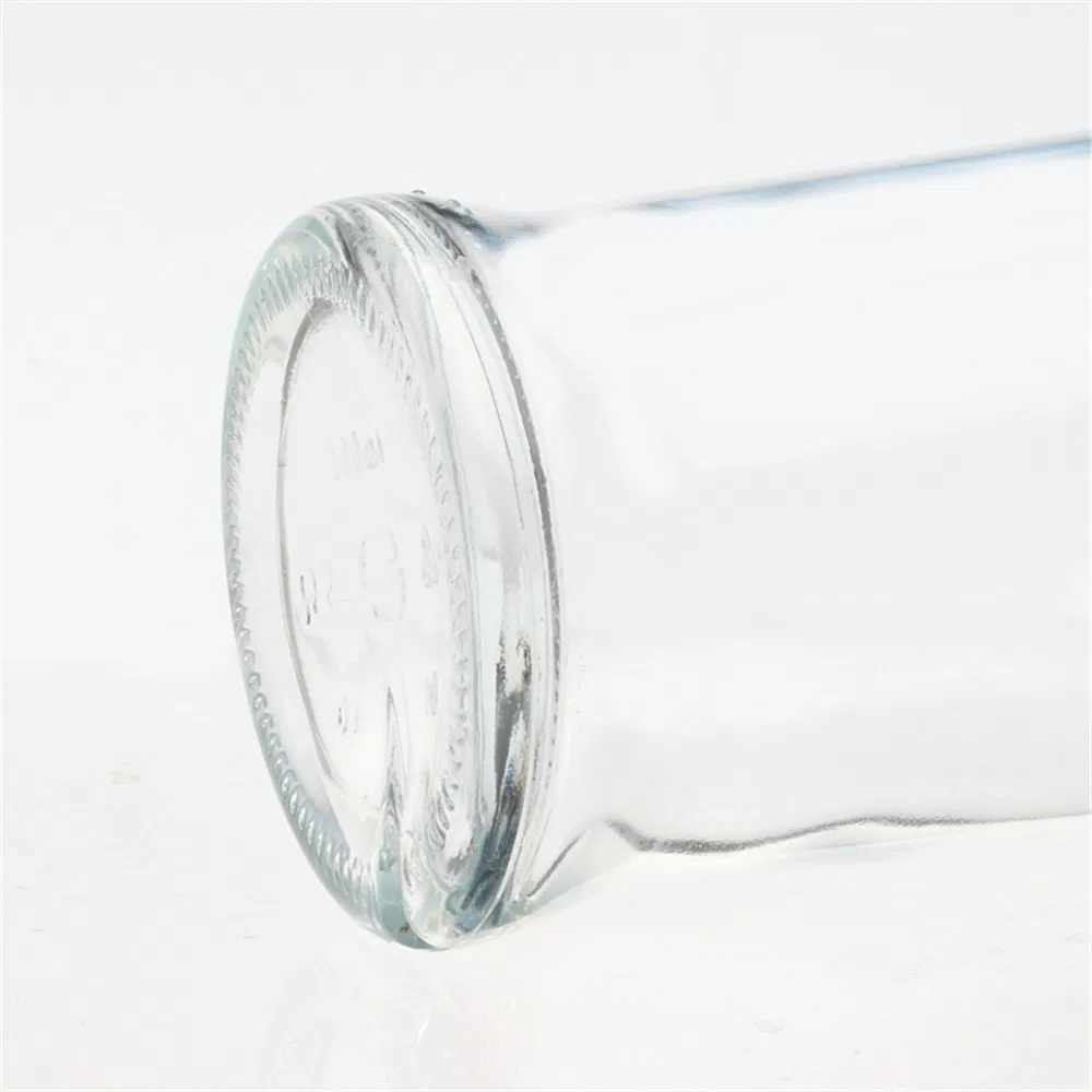 Thick Sole Big Belly Long Neck Tall Round Glass Liquor Bottle