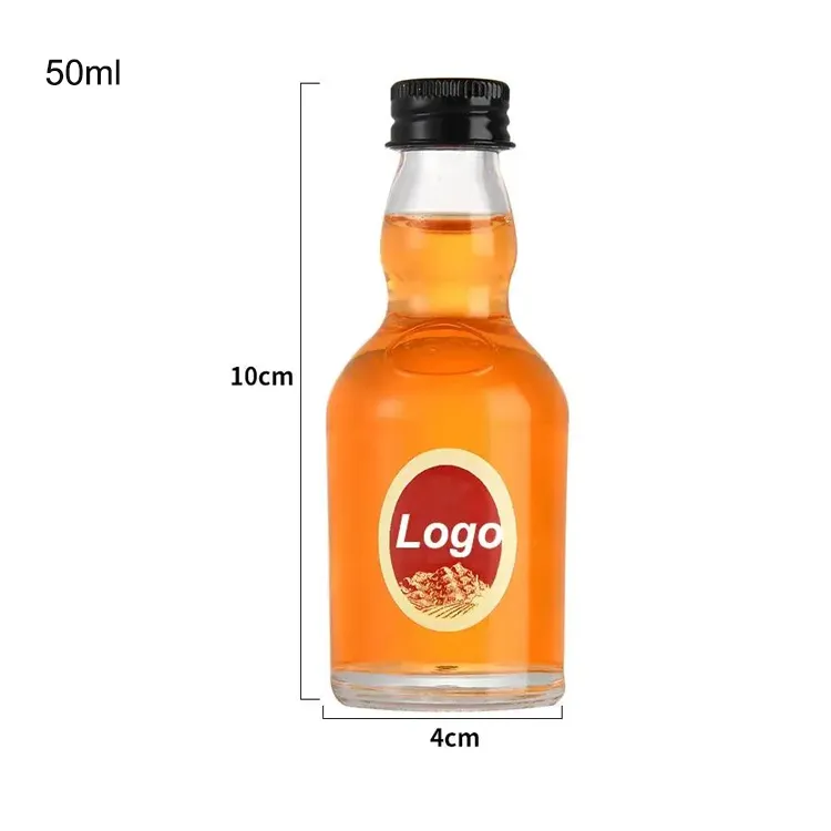 Glass Liquor Bottle