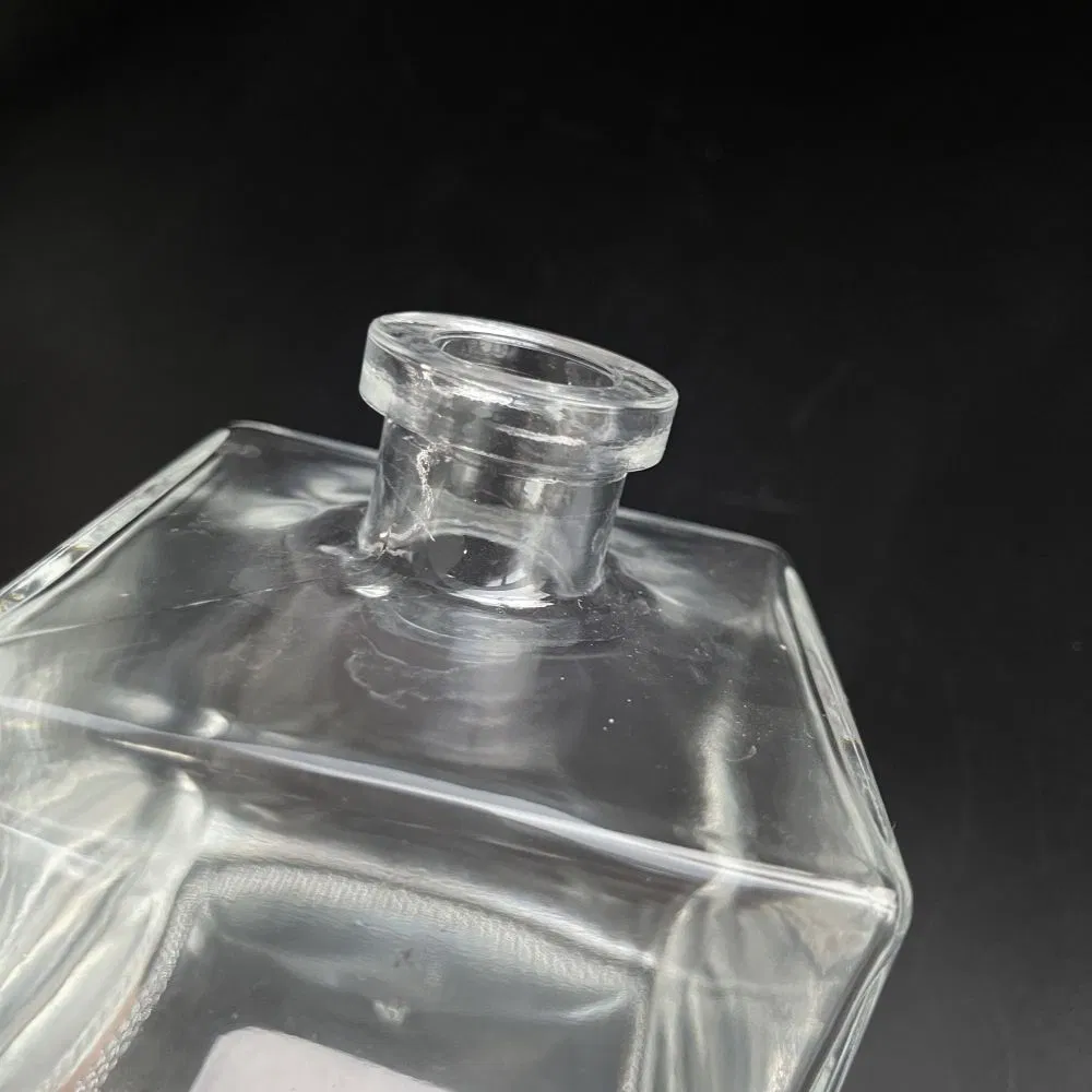 100ml 375ml 500ml 750ml 750ml Short Neck Distillery Use Whisky/Vodka/Tequila/Liqueur/Wine Crystal Flint Square Glass Bottles