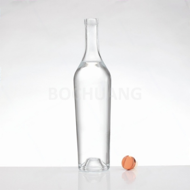 Tall Neck 700ml 750ml Glass Liquor Spirit Bottles for Whiskey Brandy Vodka Gin Rum