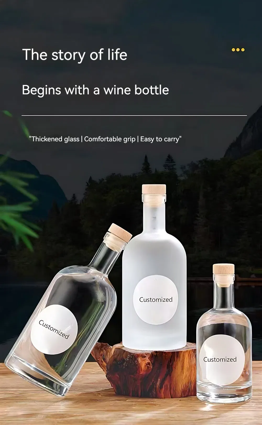 Small Glass Alcohol Bottles