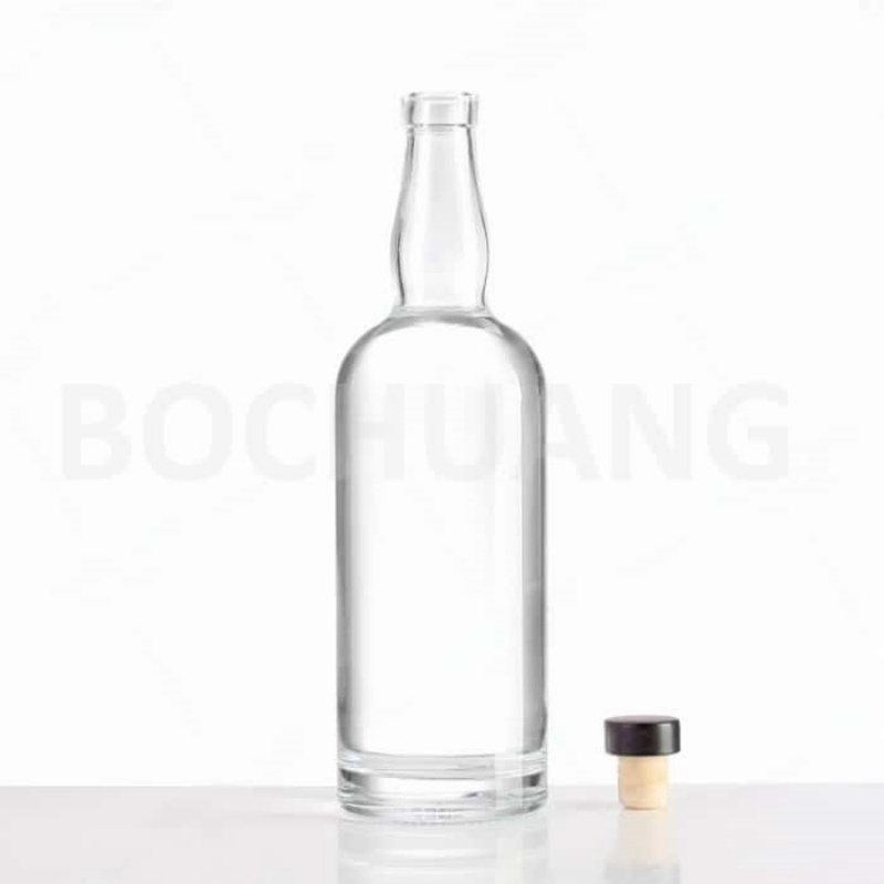 Spirit Liquor Glass Packaging Empty Clear Bottle for Water Mezcal Whiskey Brandy Vodka Tequila Gin Rum Cachaca 200ml 355ml 375ml 473ml 500ml 700ml 750ml 1000ml