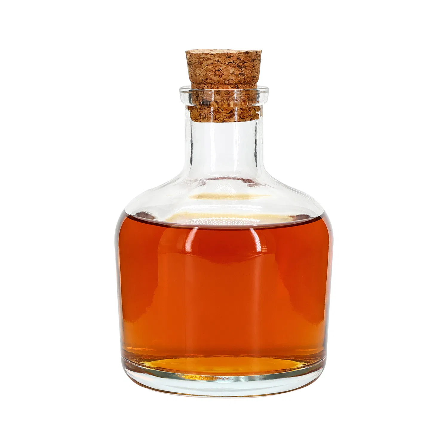 Custom 375ml 750ml Clear Transparent Recyclable Glass Vodka Liquor Spirit Bottle