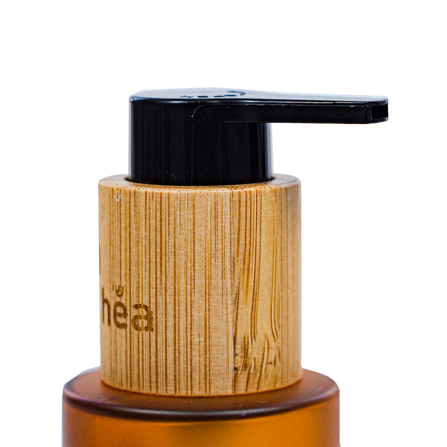 15ml 20ml 30ml 50ml 100ml 120ml Luxury Matte Frosted Amber Cosmetic Body Essential Hair Oil Pump Spray Packaging Bamboo Cap Empty Glass Dropper Serum Bottle