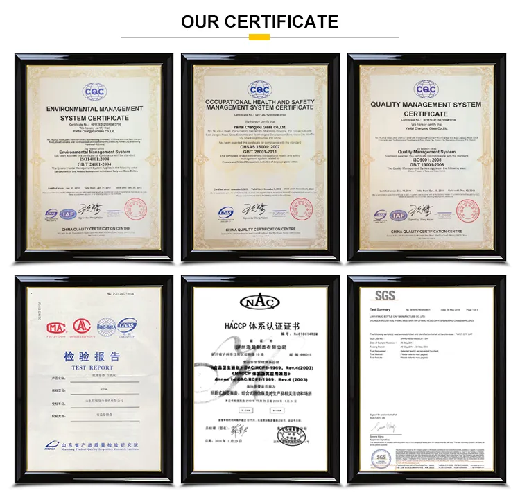 Certifications