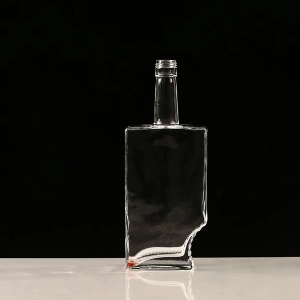 Glass Wine Bottle Full View