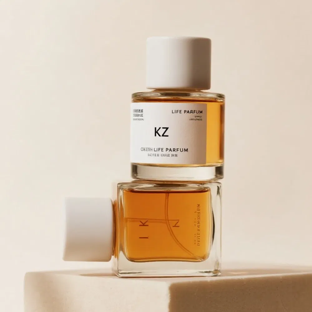 Women Perfume Bottle 50ml Glass Atomizer with Gold Trim Embossed Design for Luxury Fragrances Fine Mist Sprayer