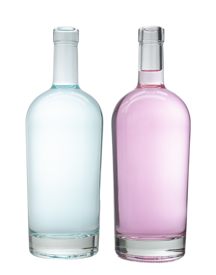 High Quality 1 Liter Extra Flint Glass Bottles for Whisky Rum Liquor Tequila Gin