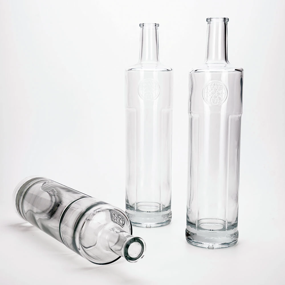 250ml 375ml 500ml 750ml 25cl 50cl 75cl High Flint Luxury Vodka Spirit Liquor Rum Tequila Brandy Whisky Wine Glass Bottle Screw Cap Cork Cap Gold Decal Printing