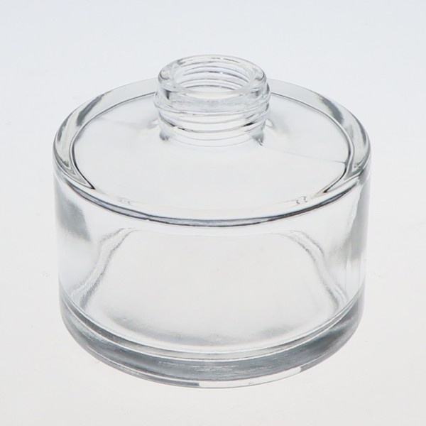 100ml Classic Clear Glass Reed Diffuser Bottle Aromatherapy Short Round 28mm-Screw-Neck