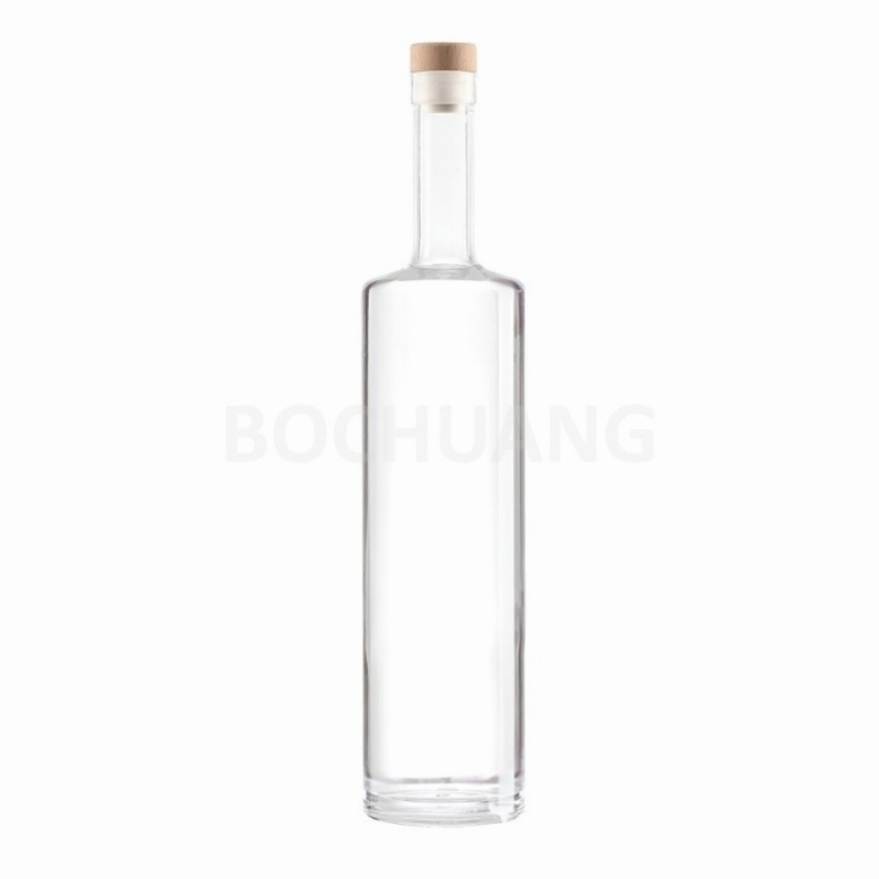 Spirit Liquor Glass Packaging Empty Clear Bottle for Water Mezcal Whiskey Brandy Vodka Tequila Gin Rum Cachaca 200ml 355ml 375ml 473ml 500ml 700ml 750ml 1000ml