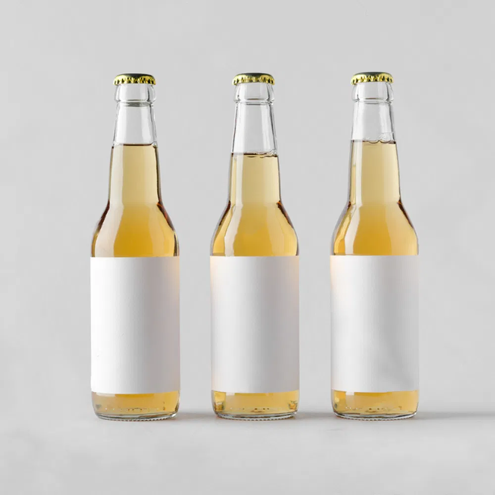 330ml 650ml Transparent Beer Glass Bottle Lightweight Bottle