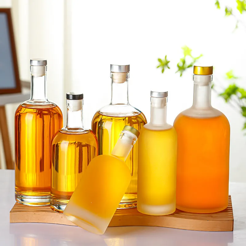 Glass Alcohol Bottles 2