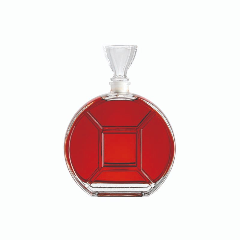 OEM 700ml Luxury Liquor Whisky Gin Rum Vodka Wine Brandy Glass Bottle