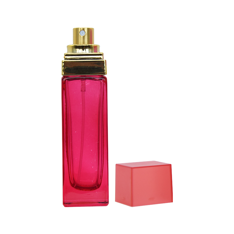 30ml Glass Perfume Bottle Empty Cosmetic Glass Bottles for Perfume Plastic Electroplate Plating UV Cap Printed Custom Box