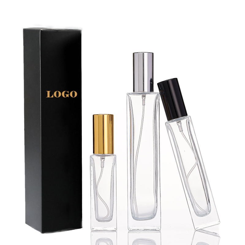 Tall Cylinder Round 30ml 50ml 100ml Glass Perfume Bottle with 18mm Neck Pump Sprayer