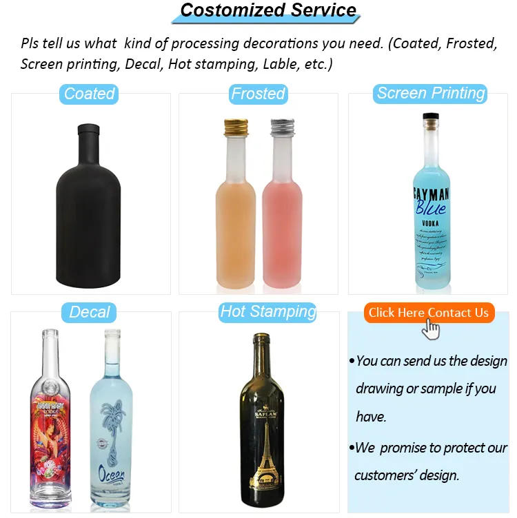 Glass Liquor Bottle View 8