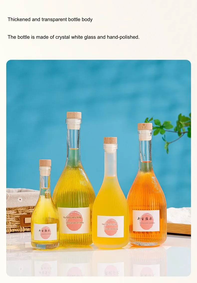 Frosted Glass Bottle