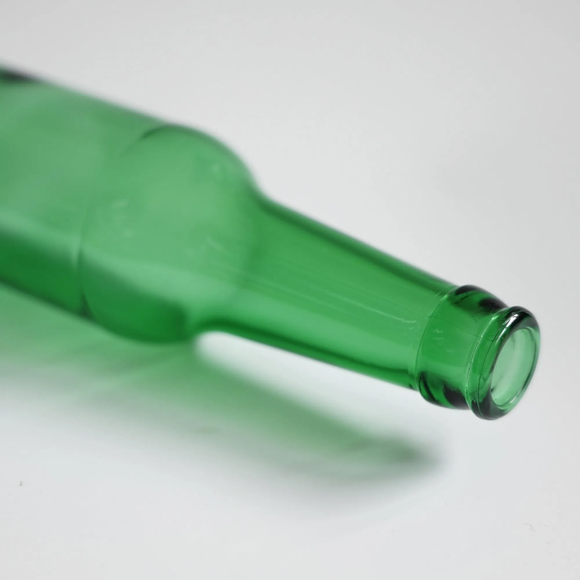 275ml Green Round Type Empty Glass Beer Beverage Crown Cap Wine Bottle