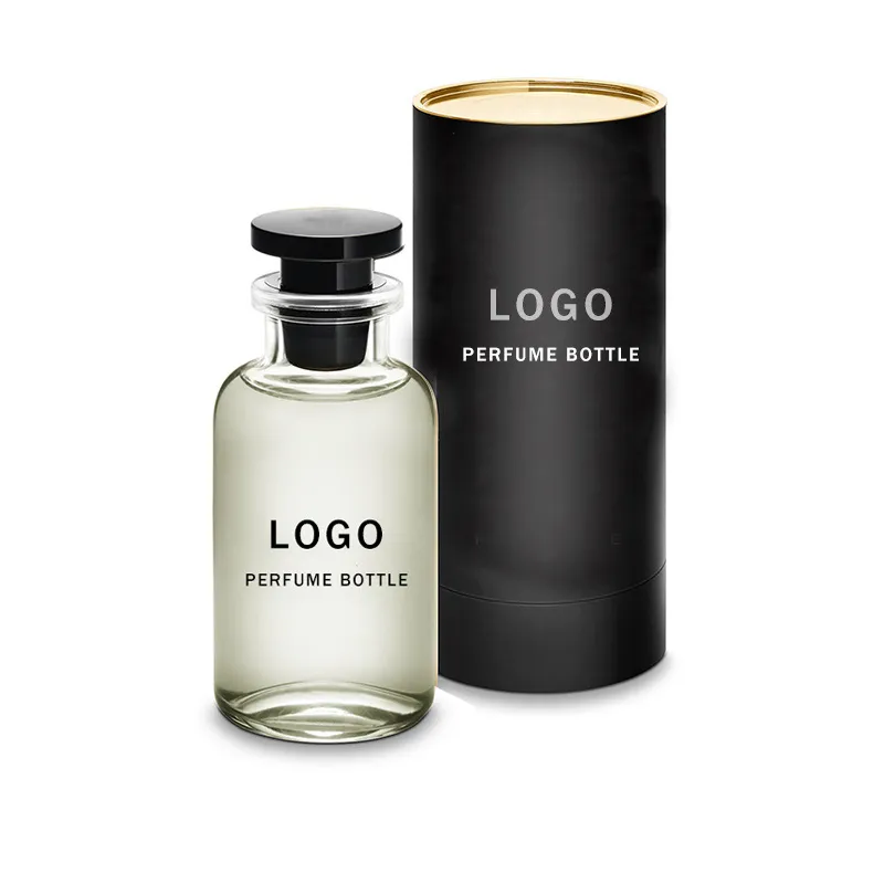 New Arrival Luxury Design 30ml 50ml 100ml Round Brand Perfume Glass Bottle with Box Packaging