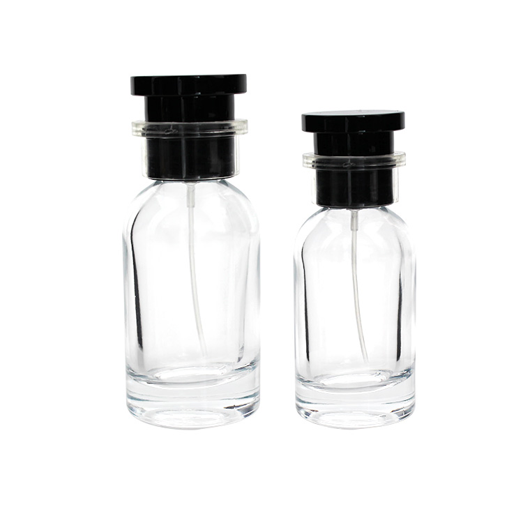 Thick Base Empty Glass Perfume Bottle with Lids OEM ODM
