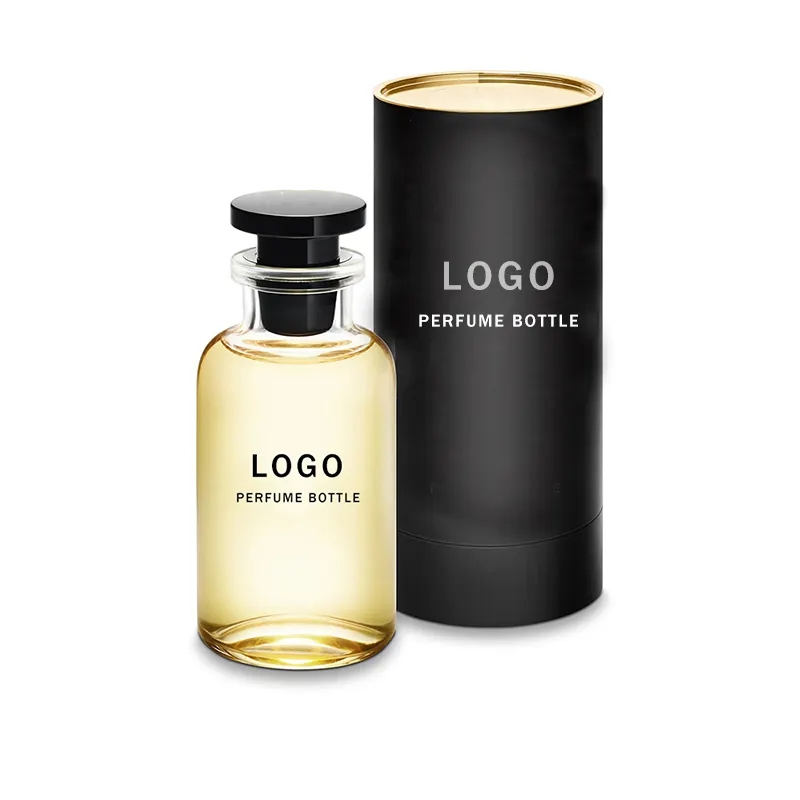 New Arrival Luxury Design 30ml 50ml 100ml Round Brand Perfume Glass Bottle with Box Packaging