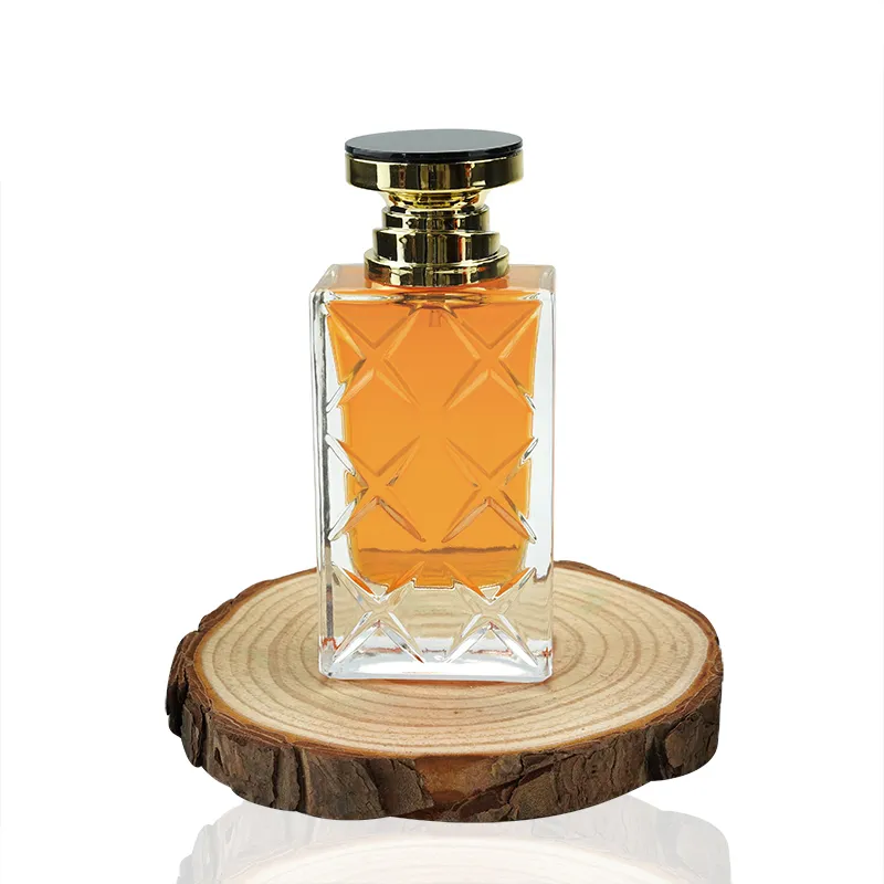 80ml Patterned Glass Bottle 6