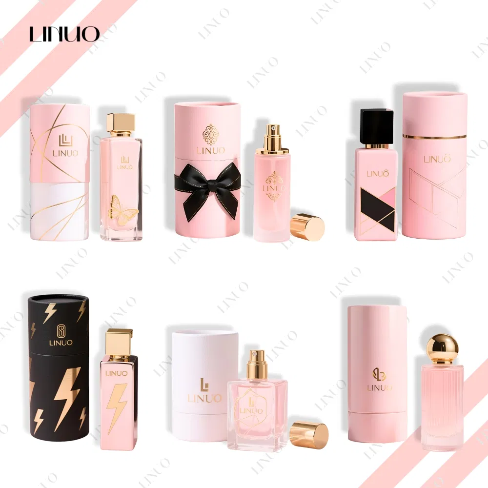 Luxury Pink Glass Perfume Bottle