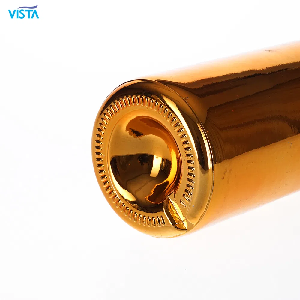 750ml Normal Flint Round Glass Bottle for Wine with Cork Finish