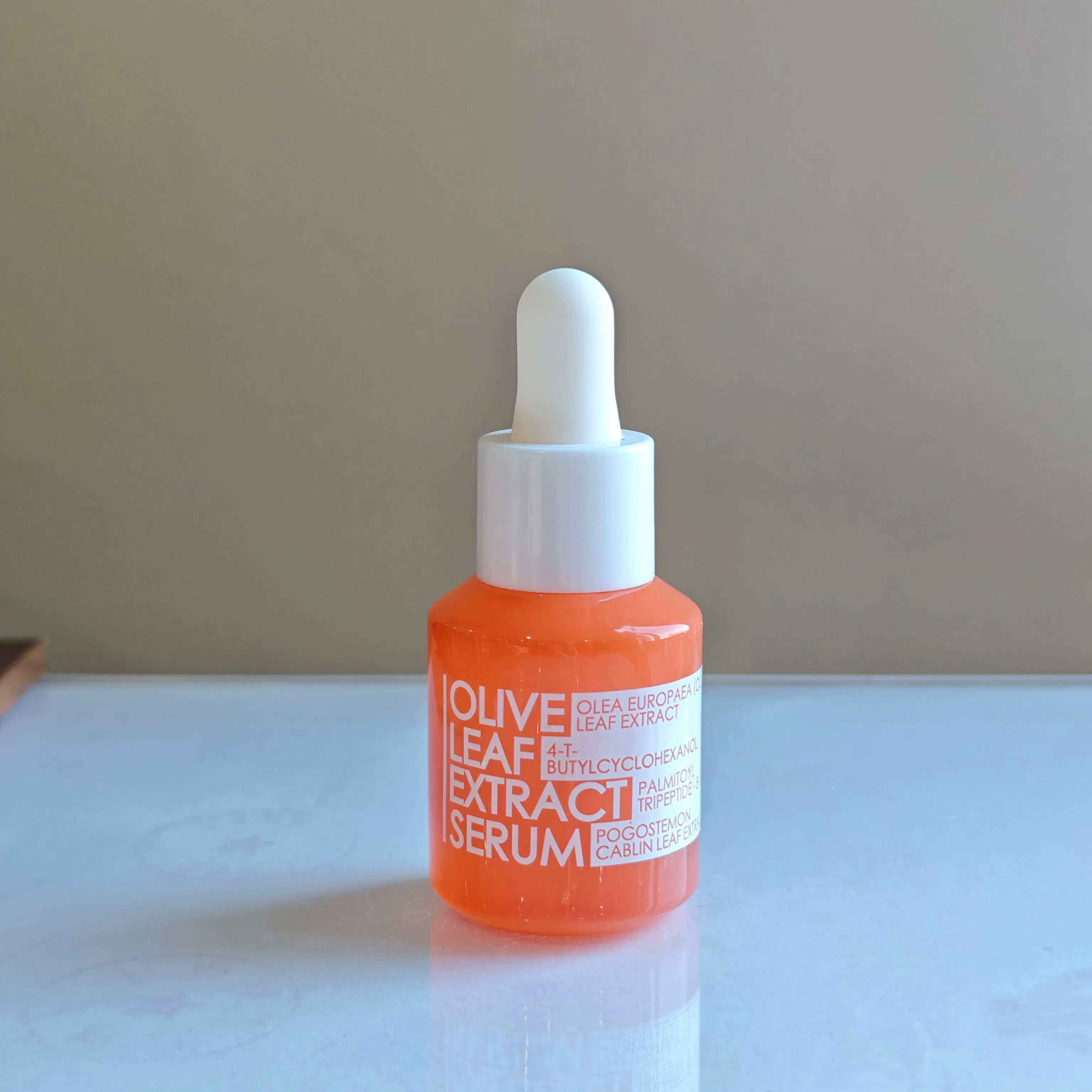 Custom Logo 15ml Round Glass Dropper Bottle Frost Finish Screw Cap Skin Care Face Serum Bottle