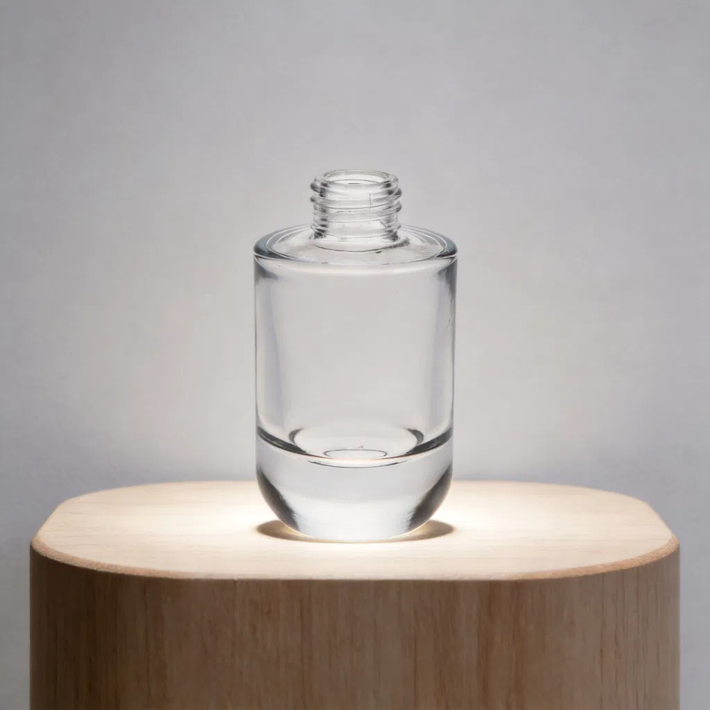 Hot Sale 90ml Glass Diffuser Bottle Arc Thick Base 28mm Screw Neck