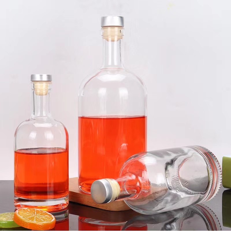 Premium Thick Base Glass Bottle for Spirits and Liquor