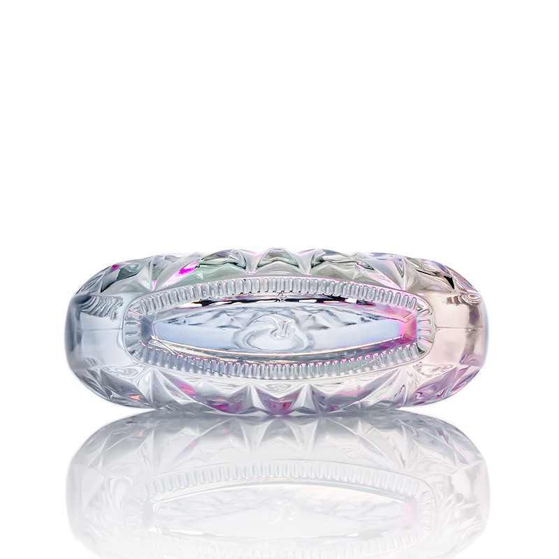 Cuatomized Logo 750ml Spirits Glass Bottle with Cork Finish