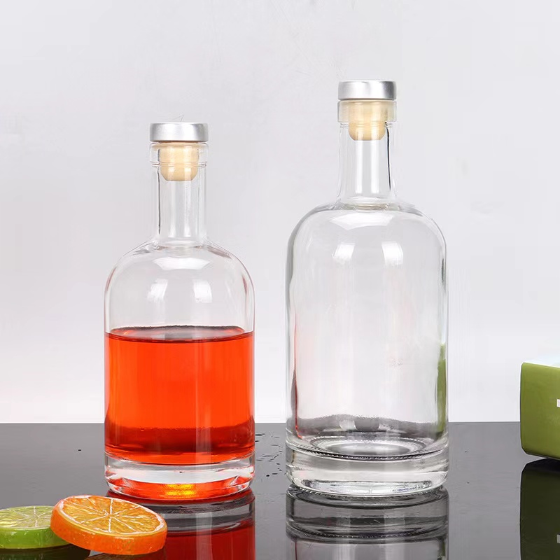 Premium Thick Base Glass Bottle for Spirits and Liquor
