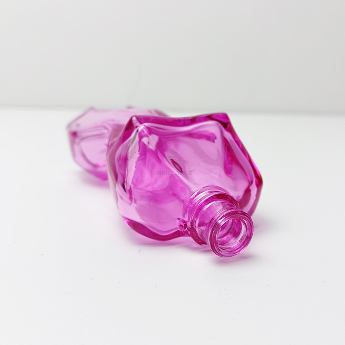 50ml Women Body Shape Glass Bottle for Perfume Colored Custom Skill Printing