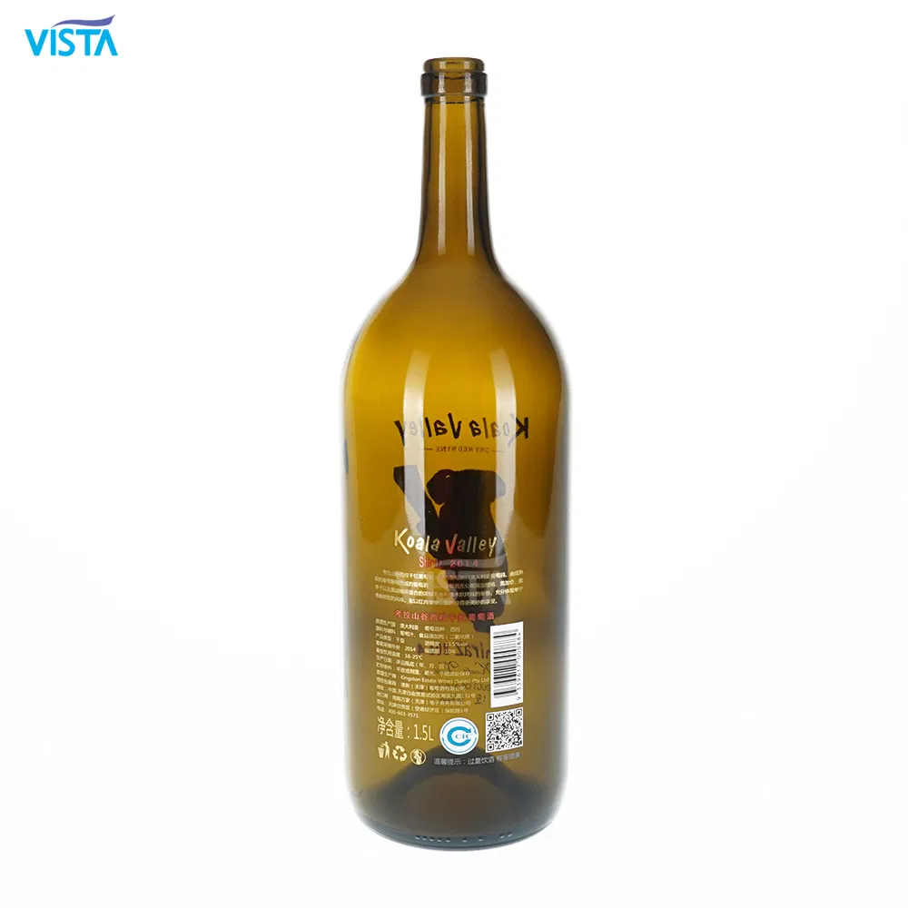 Elegantly Colored Wine Glass Bottles in Various Shapes