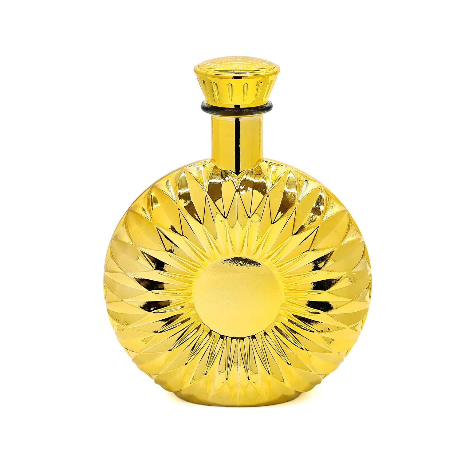 Oval Shape 700ml 750ml Extra Flint Glass Liquor Bottles Gin Whisky Vdoka Rum Glass Bottle