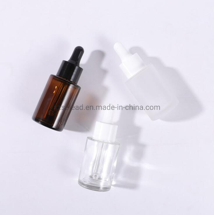 Wholesale 5ml 10ml 15ml 30ml 50ml 100ml Frosted Amber Green Blue Black Essential Oil Dropper Bottle Glass Roll-on Perfume Bottle with Sprayer Pump and Lids