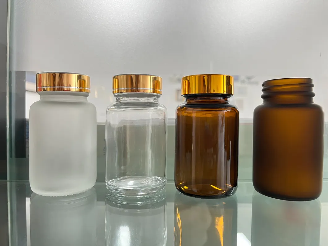 Wide Mouth Glass Bottle