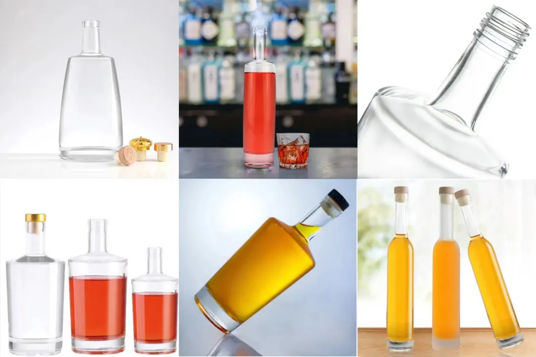 Square Glass Bottle Display