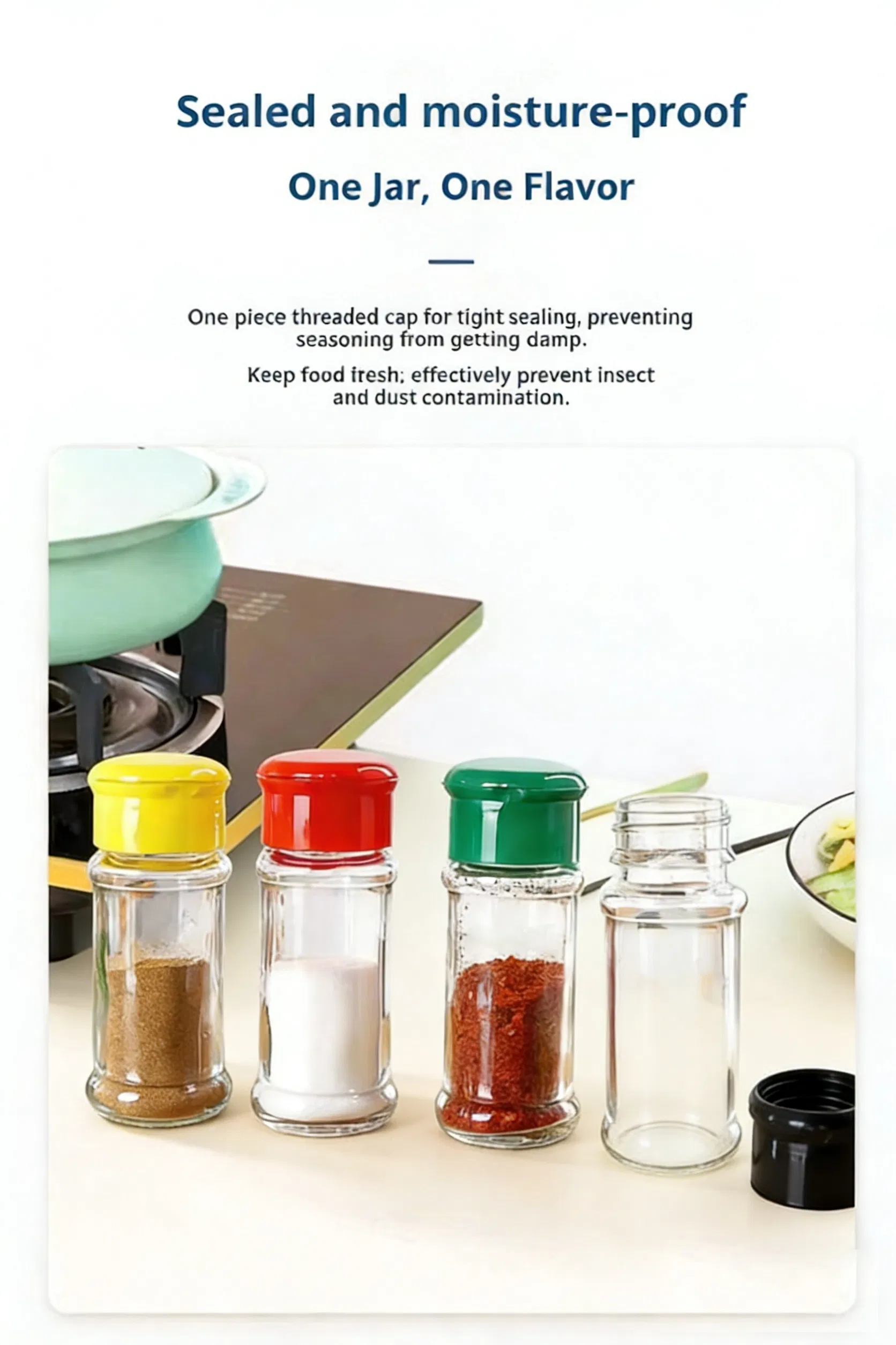 Large Capacity Glass Jar