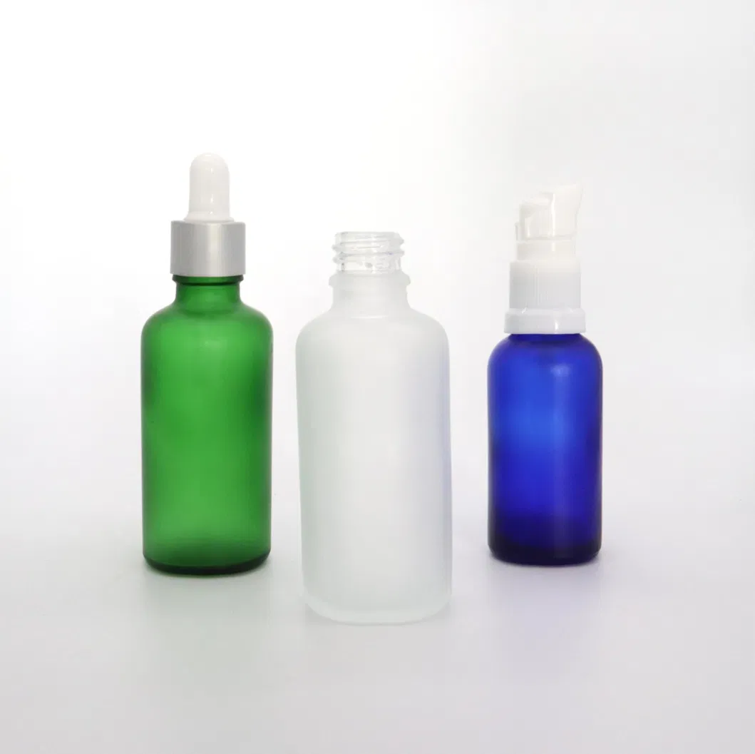 Frosted Glass Bottle