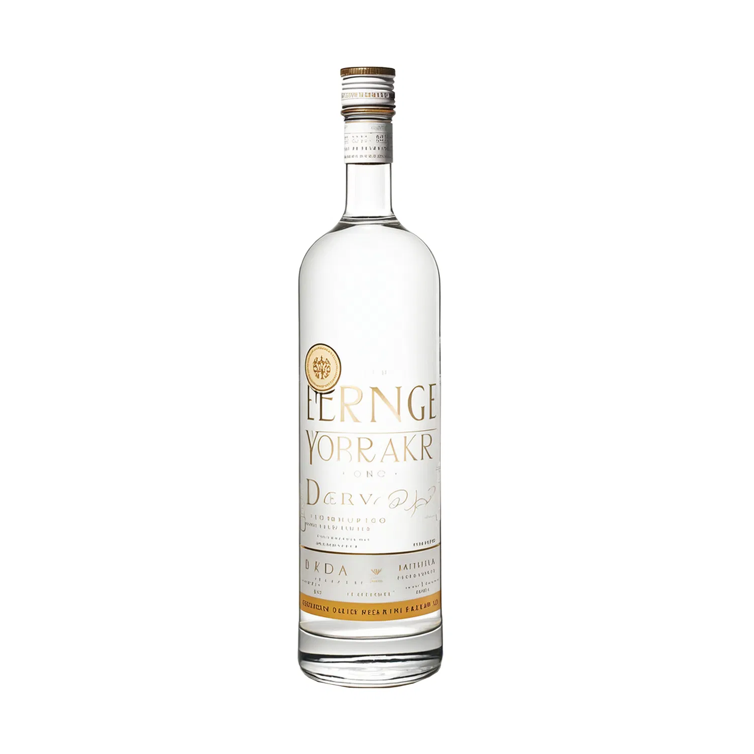 Luxury 750ml Vodka Glass Bottle 700ml 1L Extra Flint Premium Decal Printed Flint Liquor Gin Whisky Rum Gin Tequila Spirits Alcohol Glass Bottle with Cork Cap